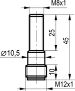 Габариты ISB BC13B-1,5-N-S4